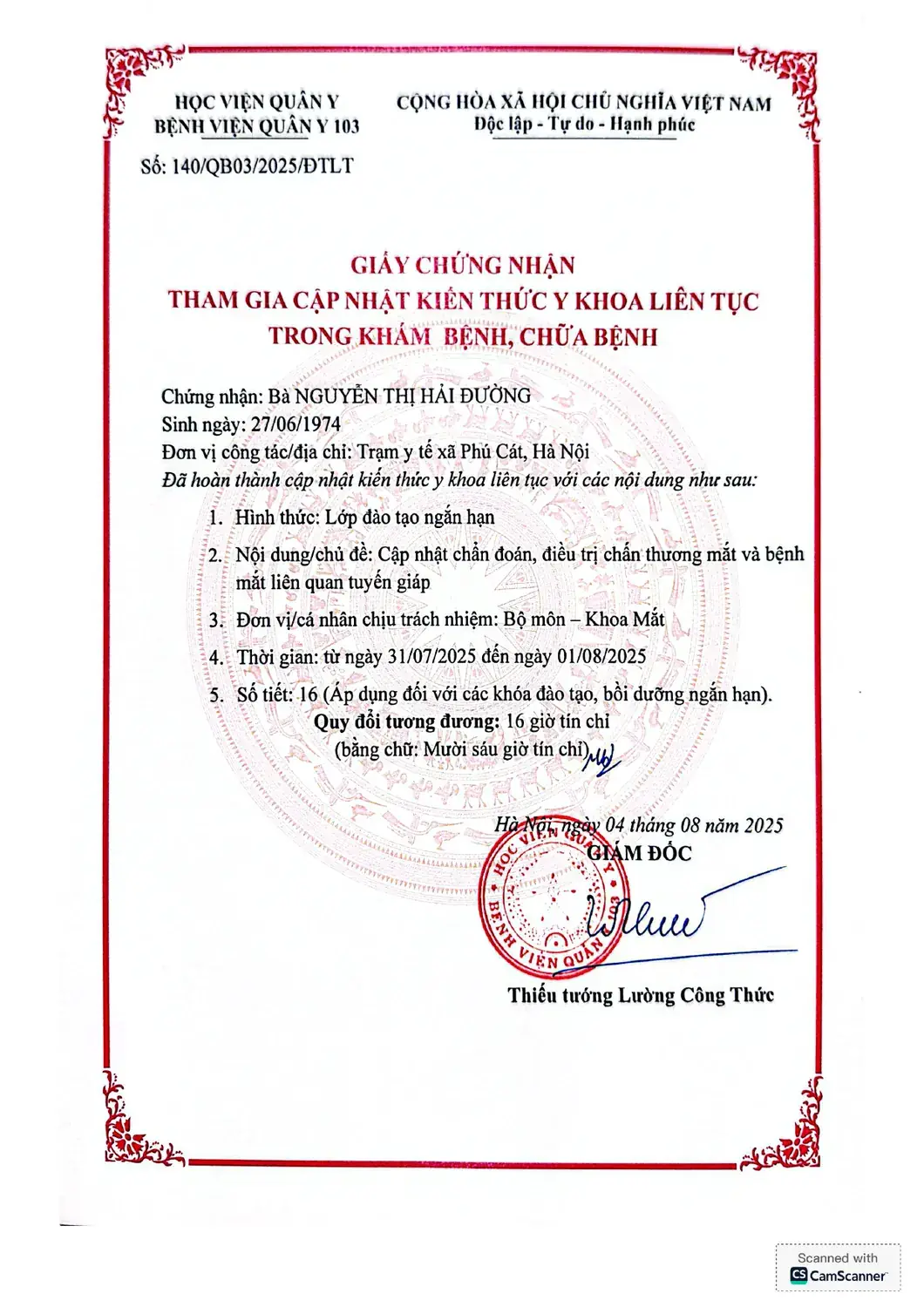 Chấn thương mắt & bệnh mắt liên quan tuyến giáp