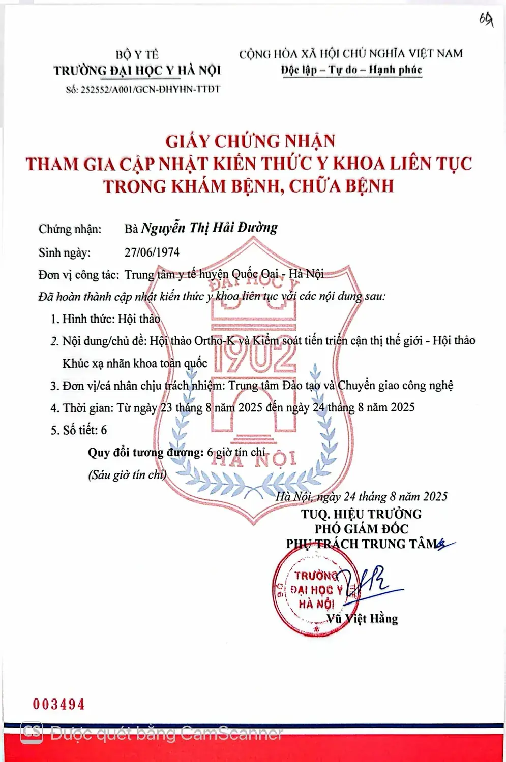 Hội thảo Ortho-K & kiểm soát tiến triển cận thị